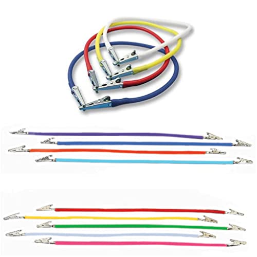 Plasdent 204BC-5NEW Napkin Holders Silicone Tubes with Metal Clips 17.5 Red