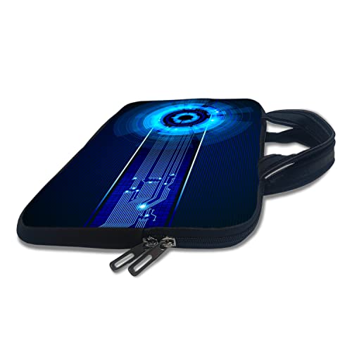 Image of TheSkinMantra Chain Laptop Sleeve Bag Compatible with Laptop /Macbooks /Chrombook /Notebook /Zbook (14.1 Inch (Handle), Future is Here)
