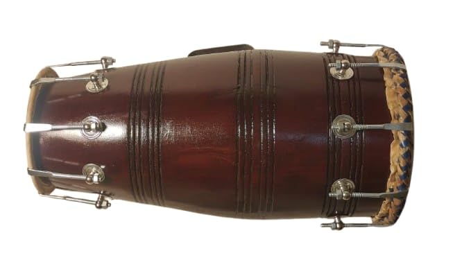 SM'SAI MUSICALS SAI 20 to 21 Inches Naal Dholki (Wood)