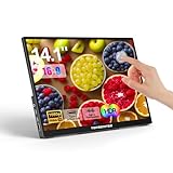 Portable Monitor Touchscreen 14.1'' 1080P FHD IPS for Laptop USB C HDMI, Driver Free Touch Screen,Plug-Play Laptop Monitor Extender, Travel Gaming for PC MAC Phone Xbox PS4/5 Switch