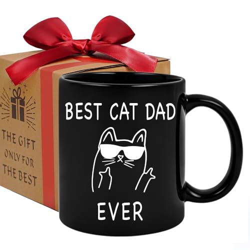 ZWV Cat Dad Mug with Gift Box