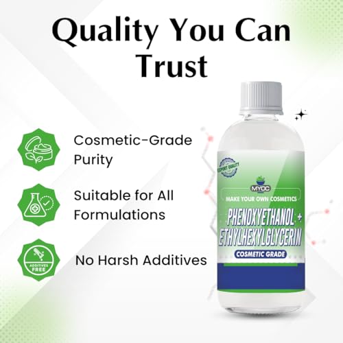 Image of Phenoxyethanol + Ethylhexylglycerin Preservative - Liquid Cosmetic Grade Solution for Skincare & Personal Care Formulations - 250ml