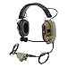 Hearangel Boom Microphone/Ken 2 Pin PTT Kit Compatible with Walker Earmuffs,Covert Ear Defender to Communicated Earmuff