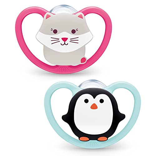 NUK Space chupete | 18-36 meses | Chupetes con ventilación adicional para pieles sensibles |...