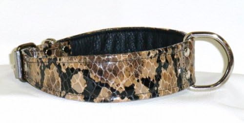 snakeskin dog collar