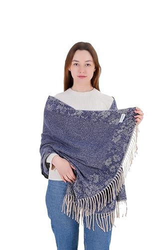 Vintage Scarfs for Women Cashmere like Shawl Warm Shawls and