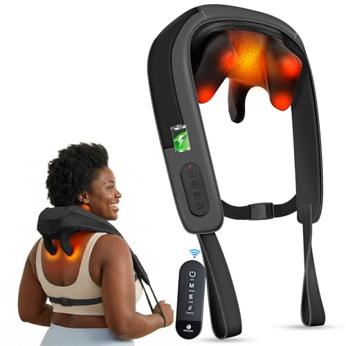 Image of CooCoCo HSA Approved Cordless Neck Massager with Heat & Remote