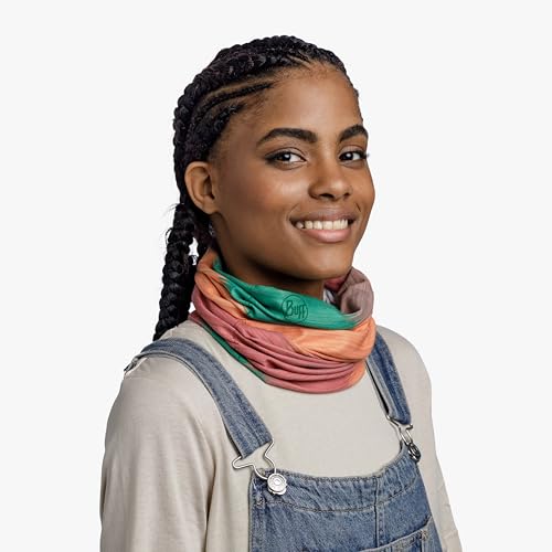Image of BUFF CoolNet UV Neck Gaiter, UPF 50 Sun Protection, Breathable, Versatile, Quick Dry Face Mask, Multi-Colored, Adult Size