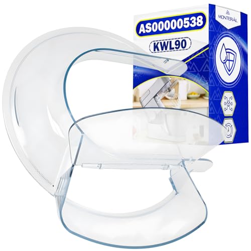 MONTERAL Couvercle Anti Eclaboussure pour Robot Cuisine avec Le Code Original AS00000538 pour Kenwood Titanium Chef Patissier XL KWL90 - Garantie de 10 Ans