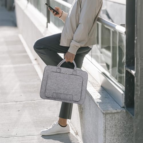 Estuche protector para laptop gris oscuro clásico con funda interior acolchada 2