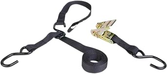 Ratchet Tie Down, 8, Triple Hook and Soft Hook