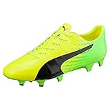 PUMA Herren Evospeed 17 SL S FG Fußballschuhe, Yellow-Black-Green, 48.5