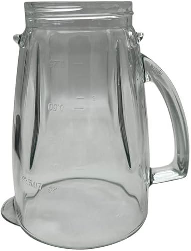 Miniatura 3 de Tarro de vidrio de repuesto de 6 tazas, compatible con licuadoras Oster Pro 1200 (BLSTMB-CBG, BLSTMB-CBF, BLSTMB-BBG) y licuadora Oster Master