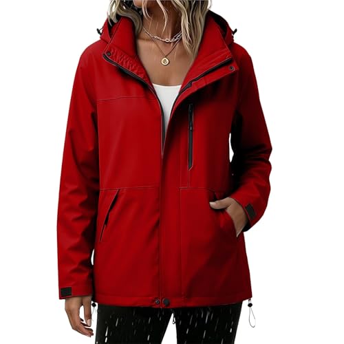 Chaqueta de verano para mujer softshell transpirable con cremallera completa 6