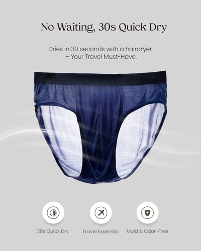 Men's Silk Underwear, 100% Mulberry Silk Panties for Men, Bikini Style Mid-Rise Classic Briefs4