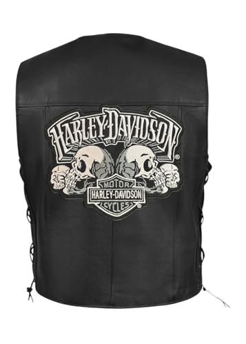 Large Size Harley Iron On Embroidery Patch for Leather Jackets & Vest Size (108 Inches) Rami002