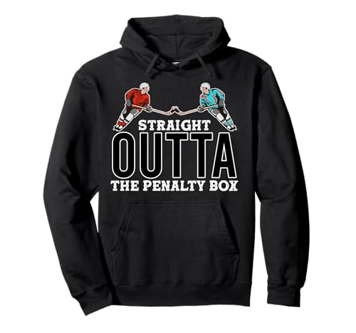 Ice Hockey Player Straight Outta The Penalty Box Sport Funny Sudadera con Capucha