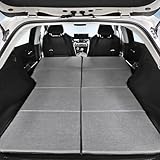 車中泊 マット トヨタ ヤリス ヤリスクロス Yaris/Yaris Cross 改良モデル (2024.1 - 現行) に適合 後部座席マット 車 ベッド 折りたたみ式 車中泊 マットレス 綿と麻素材 快適睡眠 車用ベッド 車の中で休憩 旅行用 キャンプ用品 災害 グッズ 防災 カー用品 便利グッズ 車内 (グレー)
