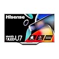 Hisense 75-Inch Class U7 Series Mini-LED ULED 4K UHD Google Smart TV (75U7N) - QLED, Dolby Vision IQ, Dolby Atmos, Full Array Local Dimming, 144Hz Game Mode Pro, VRR, Alexa Compatibility
