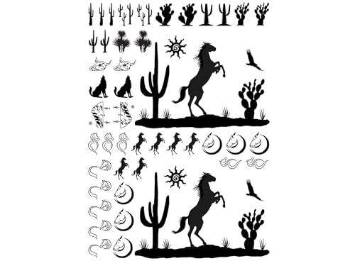 Mustang Horse Desert 45 pcs 5/8