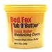 Red Fox Tub O'Butter Cocoa Butter, Moisturizing Creme, 14 oz (Pack of 2)