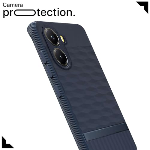 Image of Shockproof Case for Poco X7 Pro 5G | Full Camera Protection | TPU Flexible Back Cover for Poco X7 Pro 5G (Steel Blue)
