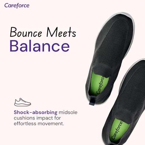 Image of Careforce Walking Shoes for Man Soft Cushioned Shoe for Men Lightweight Slip on Shoe for Men Without Lace Shoes for Man Stylish Regular Wear Casual Footwear for Daily Use Wander