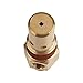 Hromee Air Compressor Replacement Components Brass 1/2 Inch MNPT Compressor in Tank Check Valve Kit with Three Different Unloader Tube Fittings 20 SCFM 4 Pieces