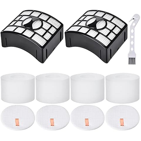Anicell for Shark UV700 Filter Replacement DuoClean Rotator Lift Away Upright Vacuum ZD550 ZD552 NV611 NV600 NV601 NV770 NV771, 2 HEPA Filters + 4 Foam & 4 Felt Filters, Replace Parts XFF600, XHF600 Cover