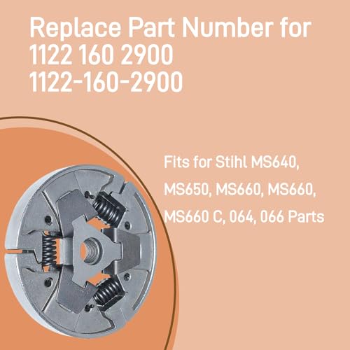 HUASANG 7-Pieces Clutch Drum Kit for Stihl MS640 MS650 MS660 064 066 Parts by HUASANG - Used condition - Image 5