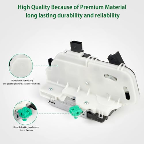 Image of Front Right Passenger Side Latch Lock Power Door Latch Actuator Compatible with Ford Explorer Mustang F150 Taurus 2009-2019 Lincoln MKS 2009-2012 Replace 9L3Z-5421812-A
