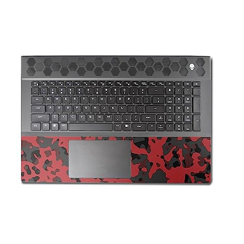 Image of MightySkins Skin Compatible with Alienware M18 R1 (2023) Full Wrap Kit - Red Modern Camo | Protective, Durable, and Unique Vinyl Decal wrap Cover | Easy to Apply & Change Styles | Made in The USA