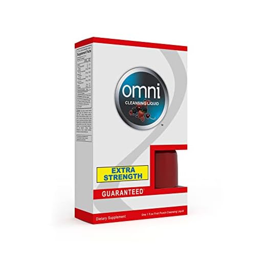 Omni Detox Drink, Extra Strength Cleansing - Fruit Punch Flavor (1 Oz) (1 Pack)