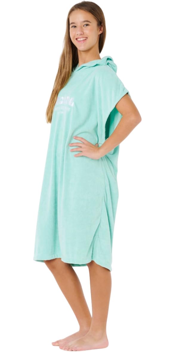 Rip Curl 2026 Junior Classic Surf Hooded Poncho Towel 00CGTO - Teal