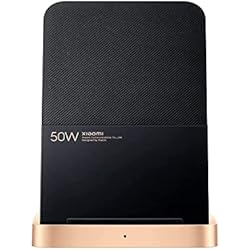 Ventilador Inalambrico Xiaomi Xiaomi 50W Wireless Charging Stand - Cargador inalámbrico eficiente y Seguro, ángulo de visión óptimo, disipación del Calor silenciosa, 12 Capas de protección, Negro (Versión ES + 3 años de garantía)