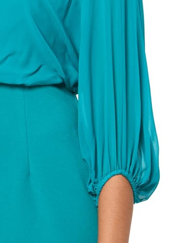 Trina Turk Women's Sheath Dress with Sheer Overlay3