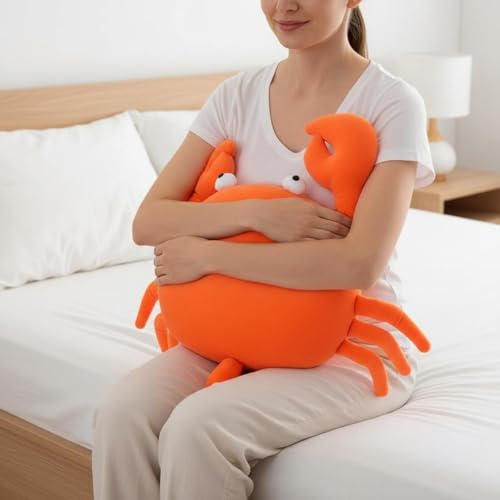 Cadeau anniversaire peluche crabe orange DuskHaven - 6