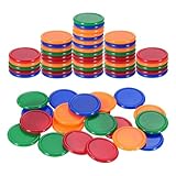Fácil de usar: estos contadores se pueden apilar y distribuir fácilmente durante los juegos. Dado que ambos lados están en blanco, tienes la libertad de marcarlos de acuerdo a tus requisitos de juego. Las fichas de póquer para contar vienen en varios colores, lo que las hace fácilmente identificables durante el juego mientras se ven atractivas y llaman la atención rápidamente.