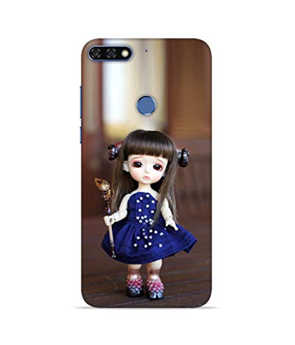 Image of Silence Printed Cute Baby Doll with Blue scoult Designer Back Case Cover for Huawei Honor 7X