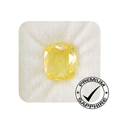 Saphir jaune de Ceylan 9,55 carats naturel pierre Pukhraj AAA++
