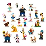 Juego de figuras de Mickey y Amigos. Minnie Donald Daisy Goofy Pete Pluto Clarabelle Figaro Cuckoo Loca Chip 'n' Dale y Fifi
