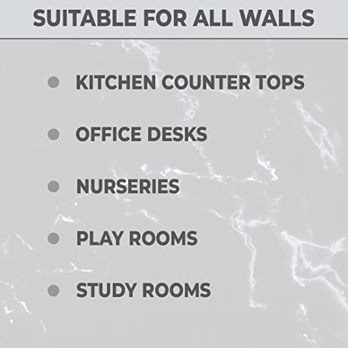 Image of Kuber Industries Marble Design Wall sticker for Walls | Marble Pattern | Easy to Peel, Stick & Remove DIY Wallpaper | Suitable on All Walls | Pack of 2 Rolls,60 cm x 300 cm
