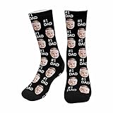 Personalized Fathers Day Gifts from Daughter, Custom Dad Socks from Daughter Socks with photo Picture for Dad
