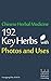 Chinese Herbal Medicine 192 Key Herbs with Photos and Uses