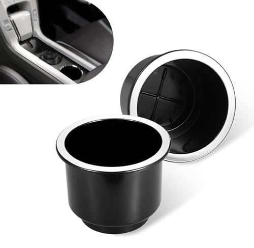 2 piezas inserciones para portavasos de carro negras