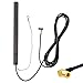 Produktbild Audioproject A392 - DAB Antenne Auto Scheibenantenne Autoradio Antenne SMB Adapter - 5m Kabel +16 dB - DAB+ Antenne Auto KFZ kompatibel für Pioneer Kenwood Clarion Sony Blaupunkt Radioantenne