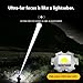 Cohbskj Benighty Flash Light, 2025 Upgraded Ultimate Survival Flashlight, Long Range 5000ft, LCD Digital Display, Acting As A Power Bank with 8 Light Modes, Outdoor (2PCS)