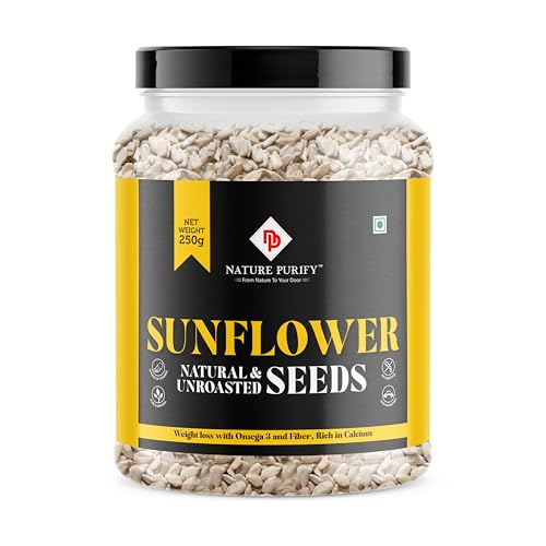 Image of Nature Purify Healthy Seeds Combo- Pumpkin, Sunflower, Chia and Flax Seeds (250g Each) | Rich in Omega 3, Fiber, Raw Seeds for Weight Management, Immunity Booster, Healthy Heart (Pack of 4)