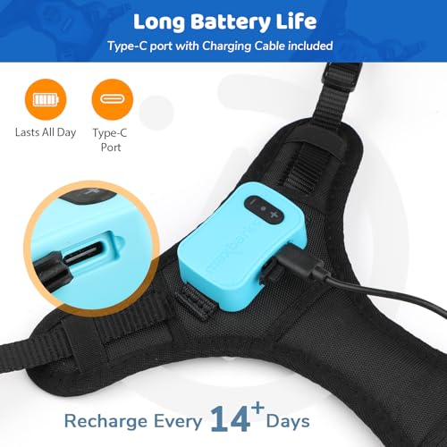 Bark Control Training Vest for Small Dogs - Rechargeable No Barking Device for Dogs - Bark Deterrent with 5 Sensitivity Levels, Adjustable Straps, D-Ring - No False Alarms or Throat Prongs - Image 5