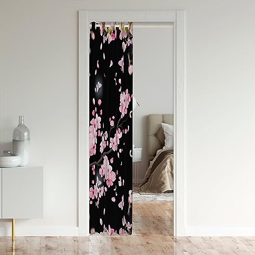 Rideau de porte cerisier fleur pour séparer une chambre et masquer un placard facilement - 4